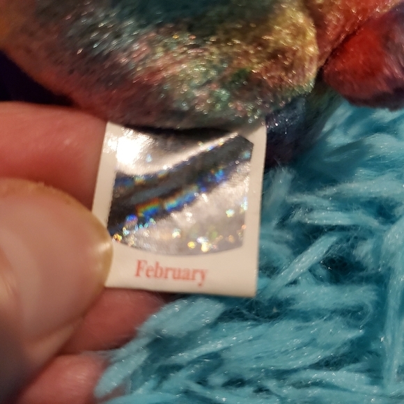 𝅺ty Beanie Baby February the Birthday Bear - Picture 5 of 5